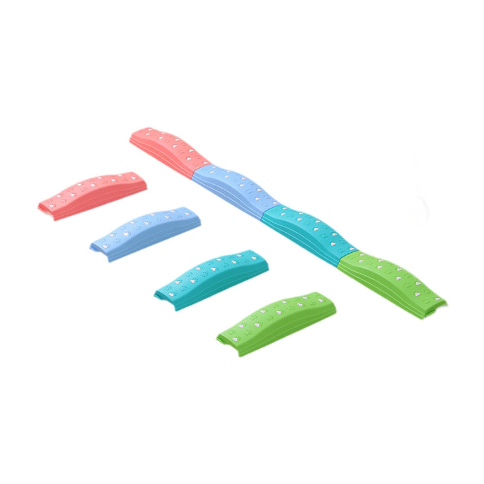 Travi di Equilibrio per Bambini, Blocchi di Equilibrio Colorati, Pietre di Ostacolo per La Scuola, 4 Pezzi Colorati
