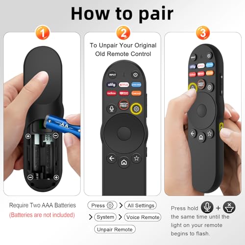 Image of Universal Voice Remote Control for VIZIO Smart TV Remote Control Replacement XRT270 Bluetooth Voice Remote Control for VIZIO SmartCast D /E /P /M /V /PX-Series 4K QLED Quantum Pro Smart TVs