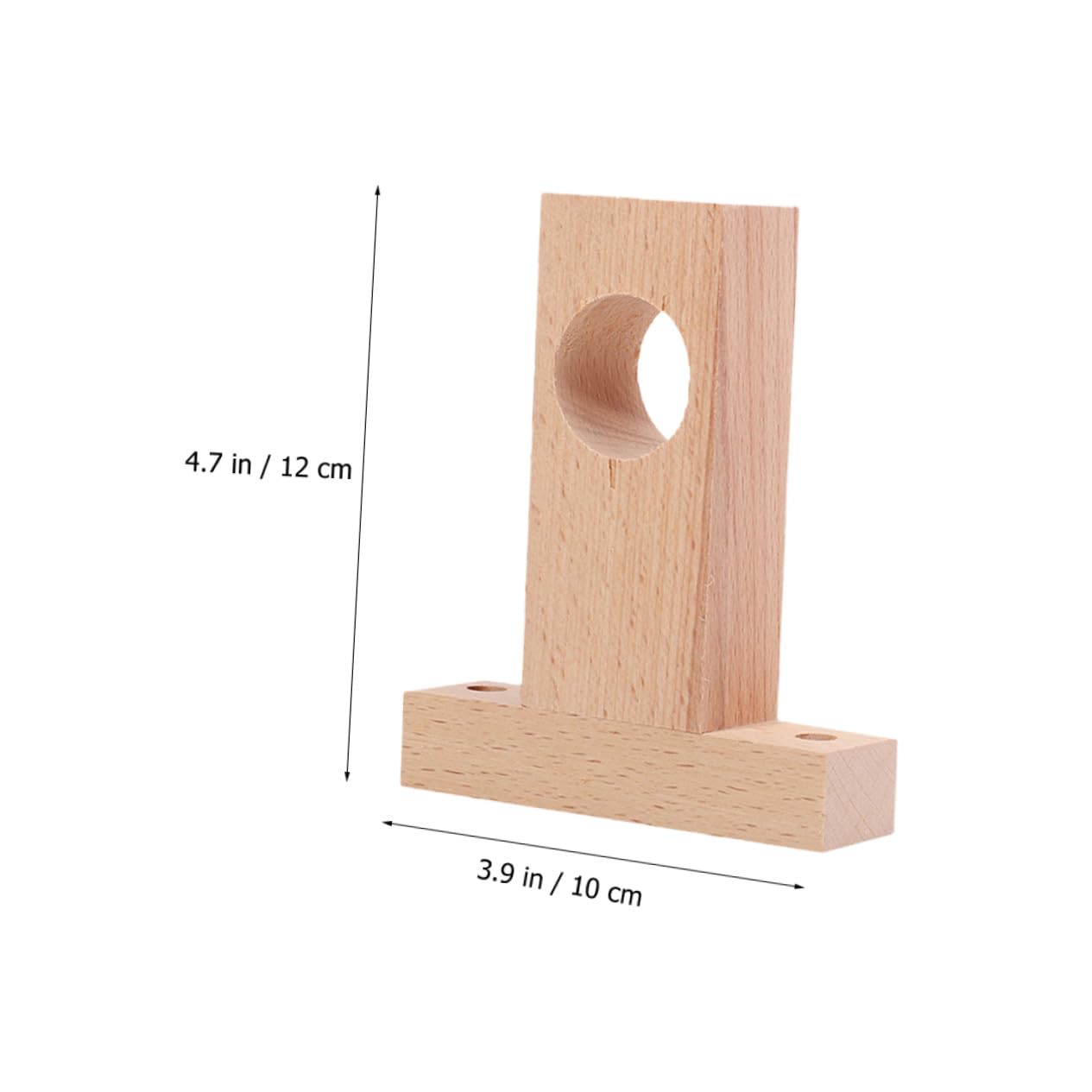 Supporti per Aste per Tende in Legno 4 Pezzi Ganci per Tende da Parete Robusti Resistenti all'Usura Staffe per Bastoni per Camera da Letto e Soggiorno