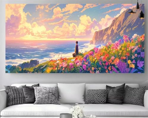 Peinture Diamant Numero Adulte 80x160 : résolvez le stress avec ce grand diamond painting