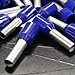 Weidmuller 9019160000 H 2.5/14 Insulated Wire Ferrules, Blue