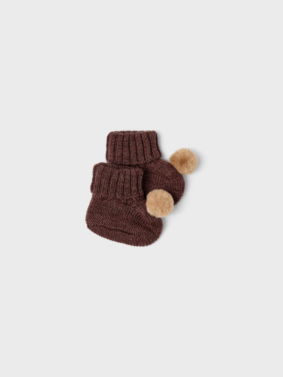 NAME IT Niemowlęta - dziewczynki Nbfwrilla Wool Knit Slippers W/Dot XxiiSkarpetki