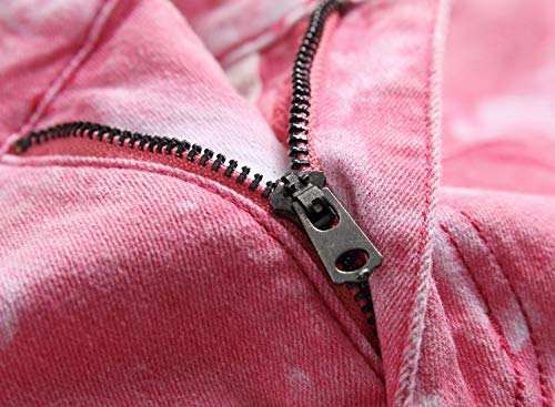 DANT BULUN Men's Fashion Casual Printed Jeans Stretch Skinny Denim Jogger Pants4