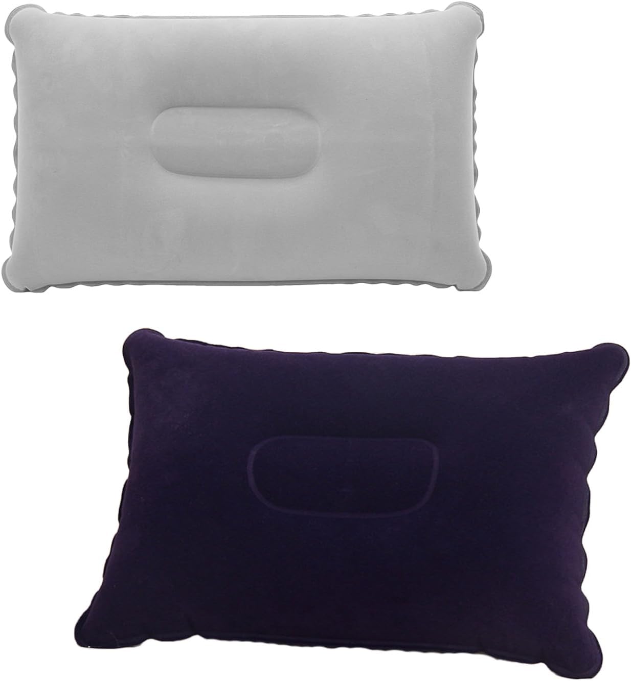 KIRVOS Lot de 2 Oreillers Gonflables – Ultra Léger & Résistant à l’eau – Parfait pour Camping/Voyage/Bureau/Plage KIRVOS Lot de 2 Oreillers Gonflables – Ultra Léger & Résistant à l’eau – Parfait pour Camping/Voyage/Bureau/Plage