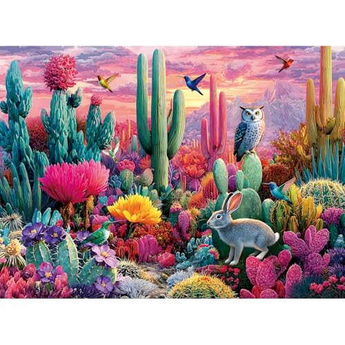 Puzzle de 500 piezas Animales del Desierto 14+ Anos