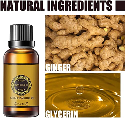 Image of Exomoon Belly Drainage Ginger Oil,Tummy Ginger Drainage Massage, Oil 30ml