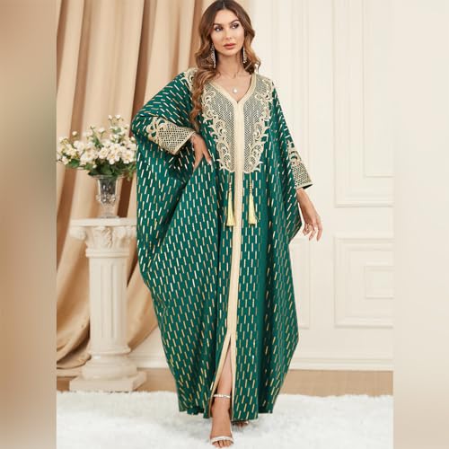 Embroidered Abaya Kaftans for Women Modern Elegant Dubai Moroccan Dubai Kaftan Dresses Abaya for Women Muslim Dress2
