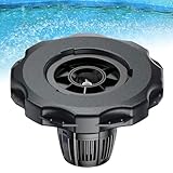 Schwimmender Teichbrunnen mit Hochleistungsmotor, 360° Düsen, Sauerstoffversorgung und Filterabdeckung zur Verbesserung des Wasserspiels