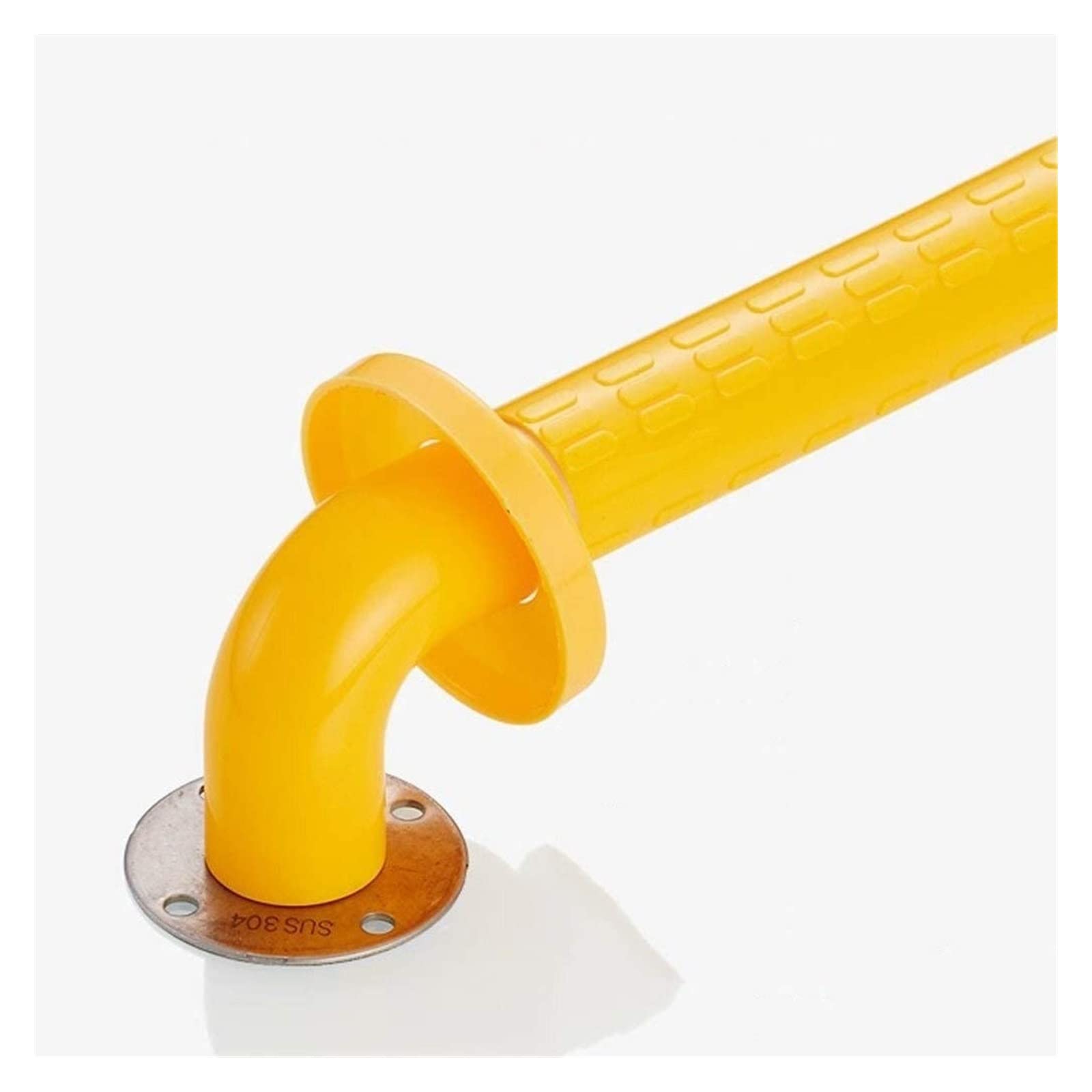 Barras De Apoyo Tipo L para Duchas Y Barandillas Blancas Y Amarillas, Pasamanos De Seguridad, Reposabrazos, Barandilla De Seguridad para Niños, Acero Inoxidable.,