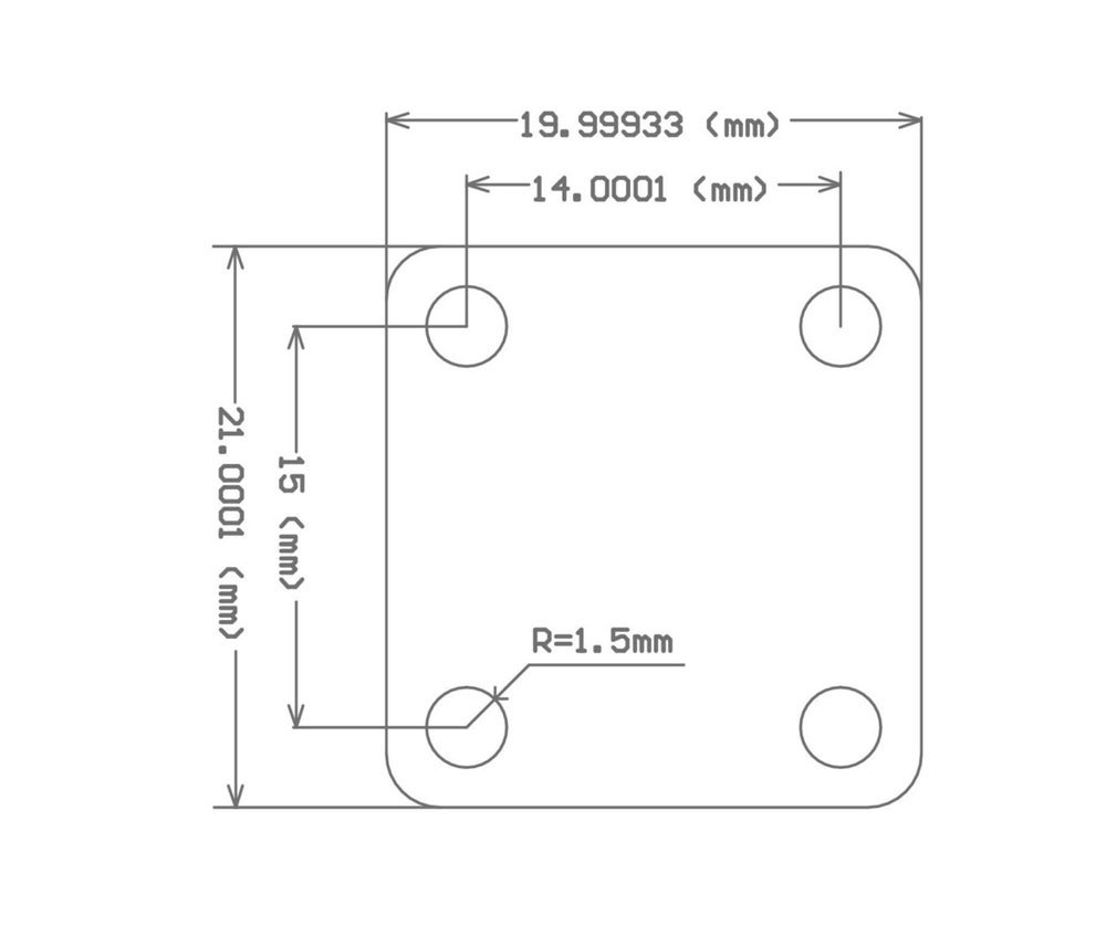 DollaTek Magnetic Reed Switch dimensions diagram