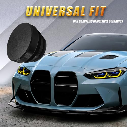 Image of Car Cigarette Lighter Plug Cover, Car Plug Cap, Aluminum Auto Cigarette Lighter Plug Part, Waterproof Dustproof Plug Auto Accessory for Vehicles with Standard 12 Volt Power Source (Black)