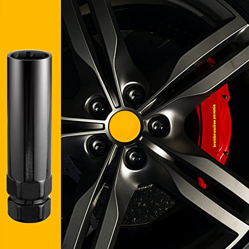 Image of VEXPLO Fuel Wheel Lug Nut Key 7 Spline Socket Wrench Replacement Aftermarket Lug Nuts for 14x1.5, 14x2.0, 9 /16 Inch (Pack 2)