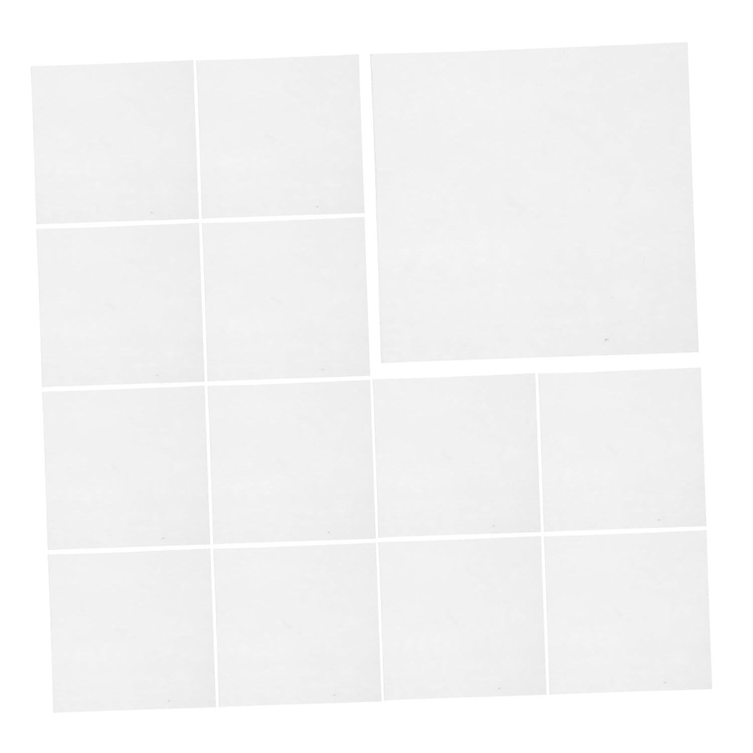 STOBAZA Lab Weighing Paper 500pcs Cellulose Sheets Non-Absorbent Glossy for Scale Balance