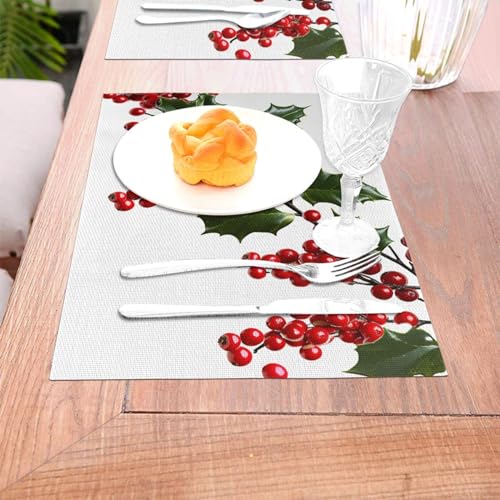 Sets de table houx lavables pour sublimer vos dîners en intérieur et extérieur - 5