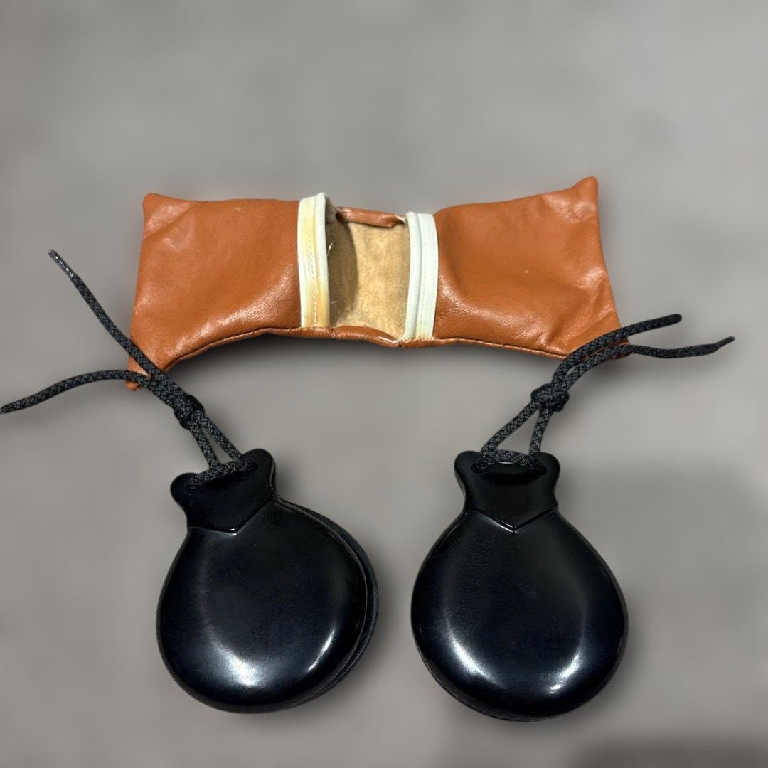 カスタネット ブレリア(つや消し セミ プロ用) 黒 5号(普通) フィブラ