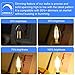 B11 E12 Candelabra LED Bulbs 60 Watt Equivalent, Dimmable LED Chandelier Light Bulbs, Soft White 2700K, 550LM, Decorative Candle Base Filament Bulb for Ceiling Fan, ETL Listed, 12 Pack