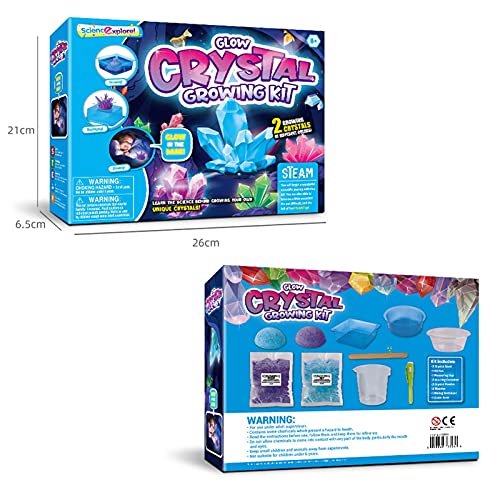 Kristalle Selbst Züchten Starter-Set, Experimentierkasten Für Kleine Hobby-Gärtner, Botanik Und Biologie Für Kinder Ab 8… – Bild 8