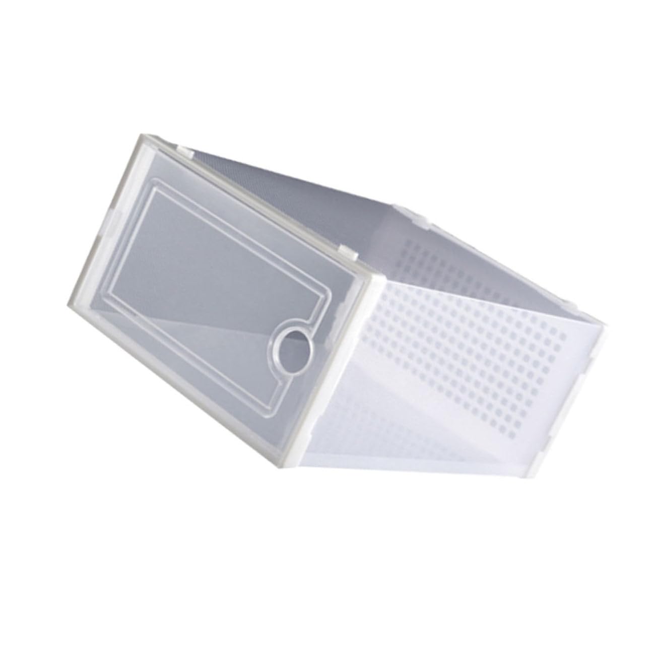 DECHOUS Dormitory Simple Shoe Rack 2pcs Drawer Type Storage Boxes Wall Mount Shoe Rack