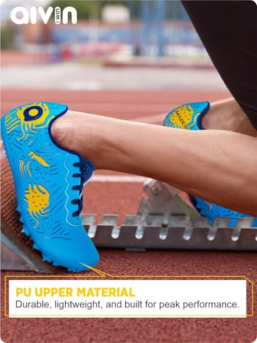 Image of Aivin Maze Runner Athletic Spikes Track & Field Shoes for Men | Sprint Spikes | Outdoor Running Shoes | Track and Field Shoes