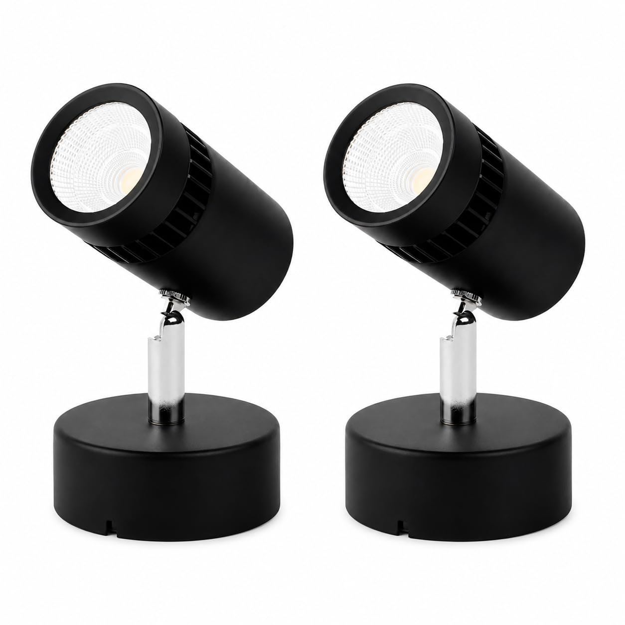 LED 6 Watts Indoor Ceiling Spot Light/Focus Light/Wall Light (Colour - White) | Flexibly Rotatable Light Head |Perfect for Kitchen, Living Room & Malls (Pack of 2)-picture-14