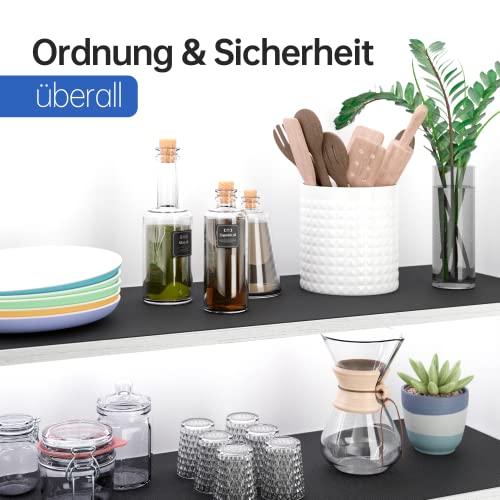 HAYATEC Universal Antirutschmatte Auto Kofferraum Schutzmatte 120x100cm Gummimatte Kofferraummatte rutschfeste Unterlage Schwarz Wasserdicht zuschneidbar für maximalen Schutz & Sauberkeit