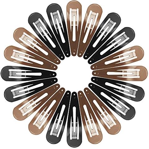 Funtopia 40 Pcs Non-Slip Hair Clips Cover