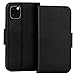 FYY Case for iPhone 11 Pro Max 6.5", Luxury [Cowhide Genuine Leather][RFID Blocking] Wallet Case, Handmade Flip Folio Case with [Kickstand Function] and[Card Slots] for iPhone 11 Pro Max 6.5" Black