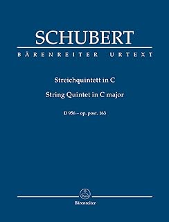 Schubert: String Quintet in C Major, Op. posth. 163, D 956 [Study Score]