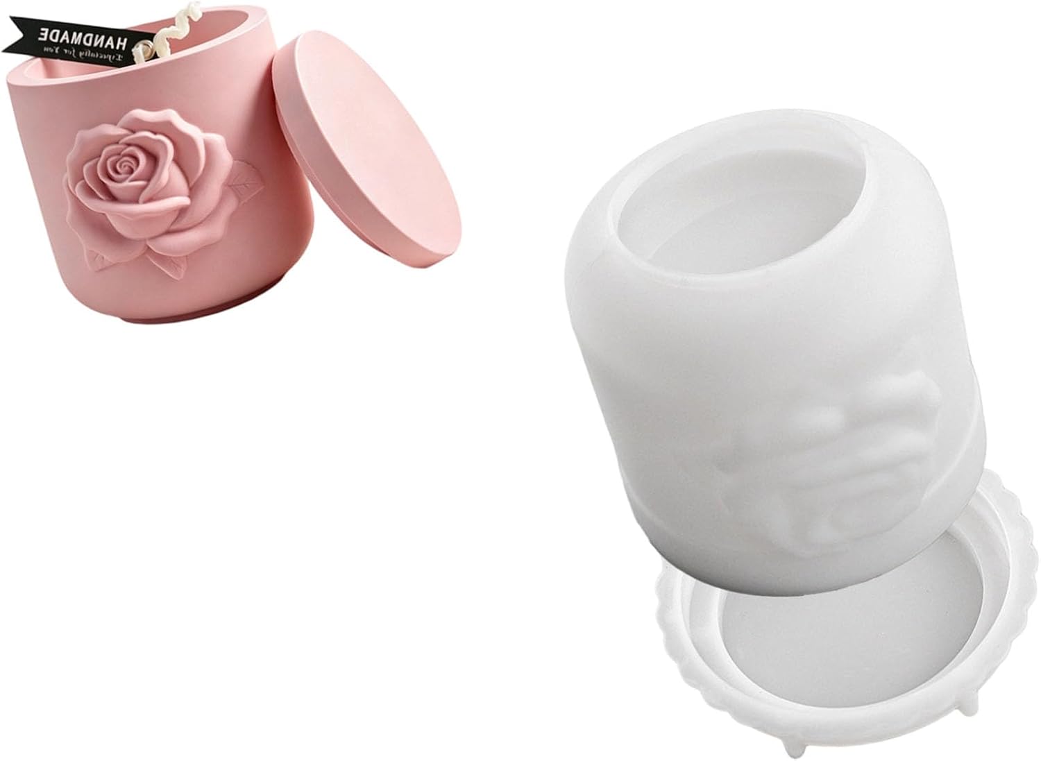 Artistic Floral Relief Silicone for Home Soaps and Decorative Chocolate Silicone