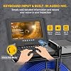 Anysun Sewer Camera with Locator, Self-Leveling, Distance Counter, Keyboard, 1-Touch Video/Audio, 7mm Thicker Cable, 165Ft Sewer Inspection Camera with 10 IPS Adjustable Monitor, IP68 Waterproof