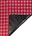 Produktbild Reisedecke Picknickdecke Nessie rot karriert 150x130cm