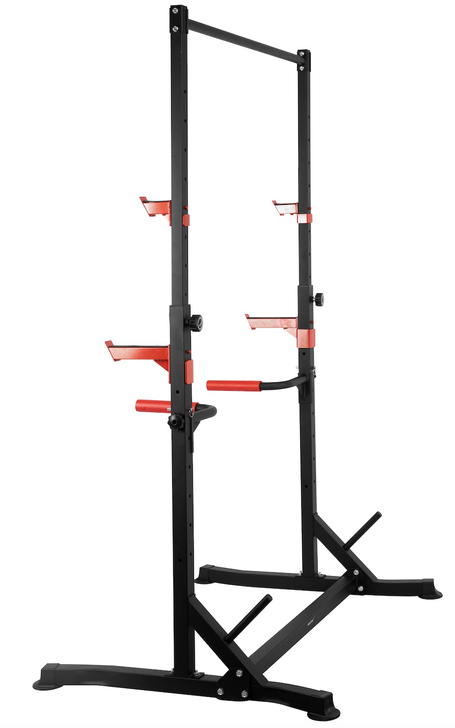 Pull up Fitness Squat Rack v2/Barra di Trazione Regolabile/Barra Fissa/Sviluppa sdraiata/Pull up Bar/Gabbia Squat/ DIPS BAR, Lega di acciaio