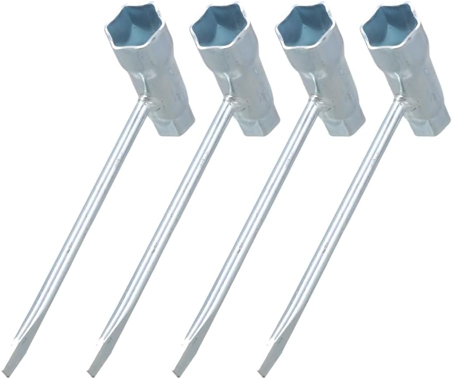 4Pcs Spanner T‑Shape Wrench Chainsaw Socket Spanner Garden Tool Accessories