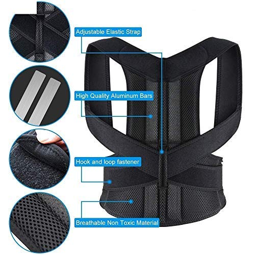 GRAZIA Lumbar Back Pain Relief Device, Lumbar Stretcher for Lower and Upper Massager and Support, Back Acupuncture Posture Corrector for Men and Women 2