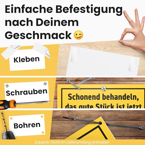 DankeDir! Das gute Stück ist Dreißig - Schild 30 x 20 cm - Geburtstagsgeschenk 30er Männer & Frauen 30 Jahre Geschenk 30. Geburtstag - Partydeko Geburtstagsdeko Geburtstagskarte Geschenkidee