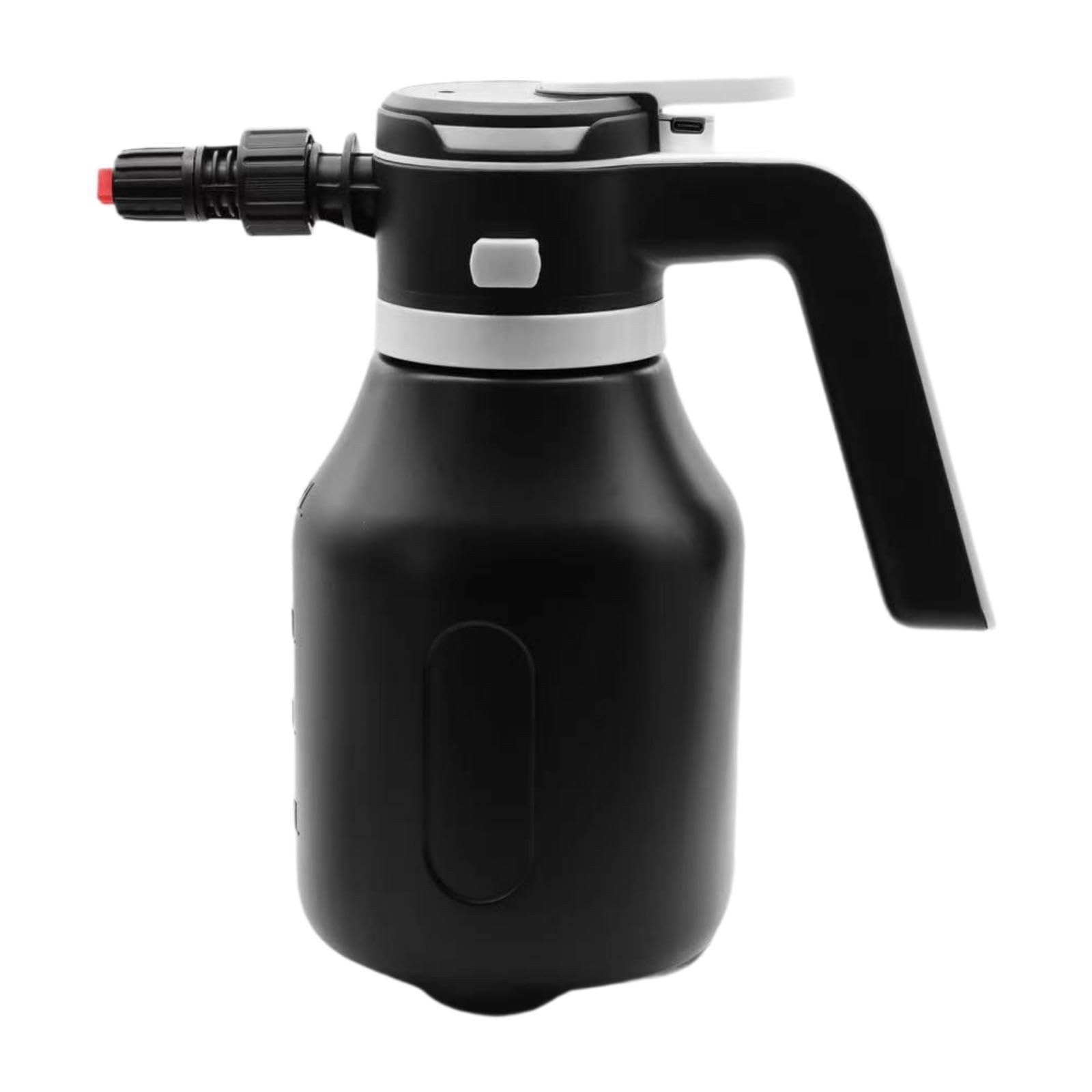 Electric Foam Sprayer Elektrischer Schaumsprüher Drucksprühflasche Handgerät Material für Autopflege Haushaltsreinigung Gartenarbeiten, Schwarz
