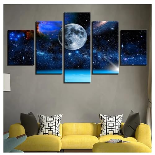Peinture diamant adulte anti-stress grand format ciel étoilé 5 pièces