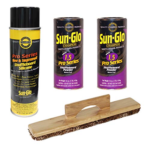 Sun-Glo 2 Cans #1.5 Pro-Series Wax, Sweep, Silicone Spray