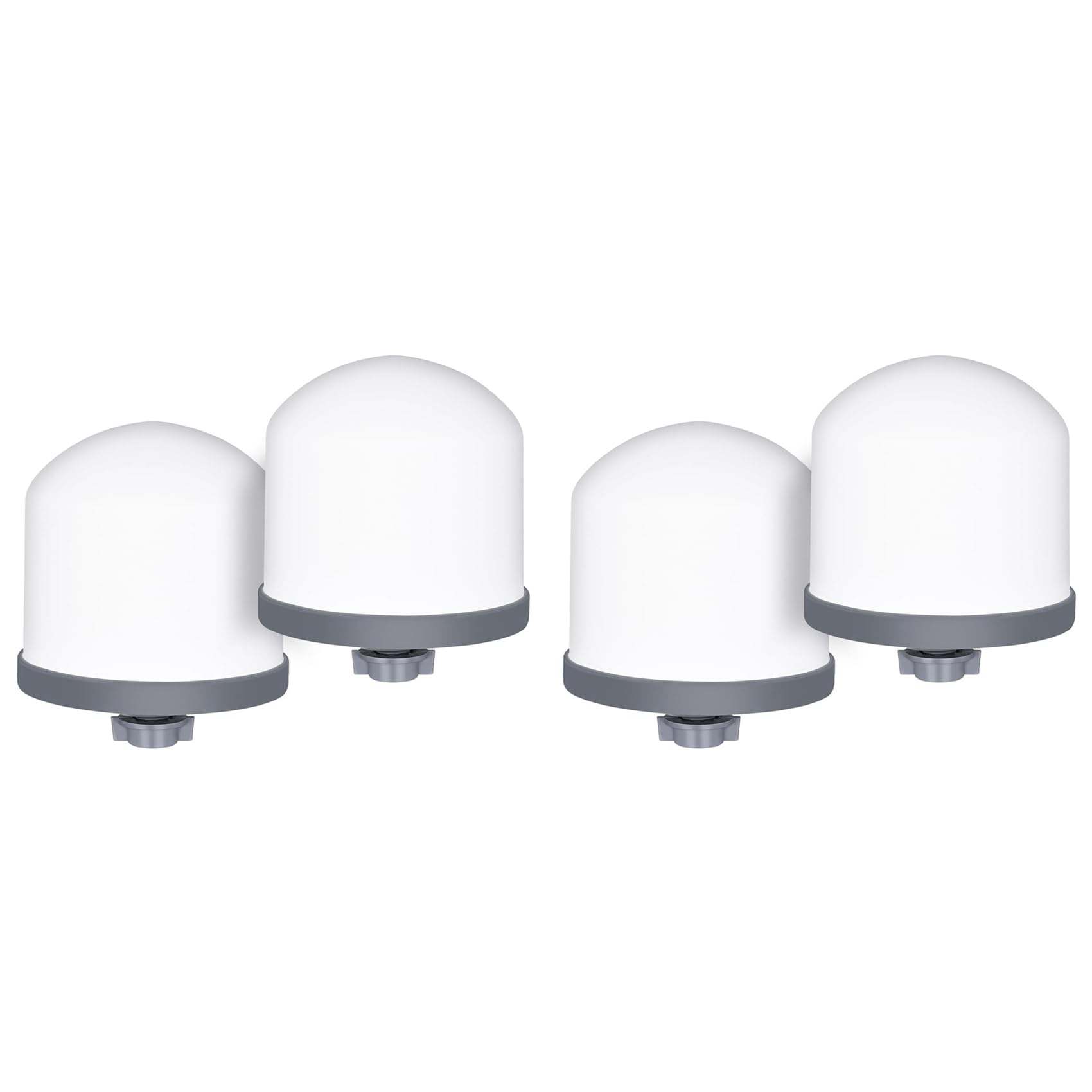 Vjsujehgy 4Pc Replacement Ceramic Filter Magnetized Mineral Water Purifier Water Filter Ceramic Hemisphere Water Filters