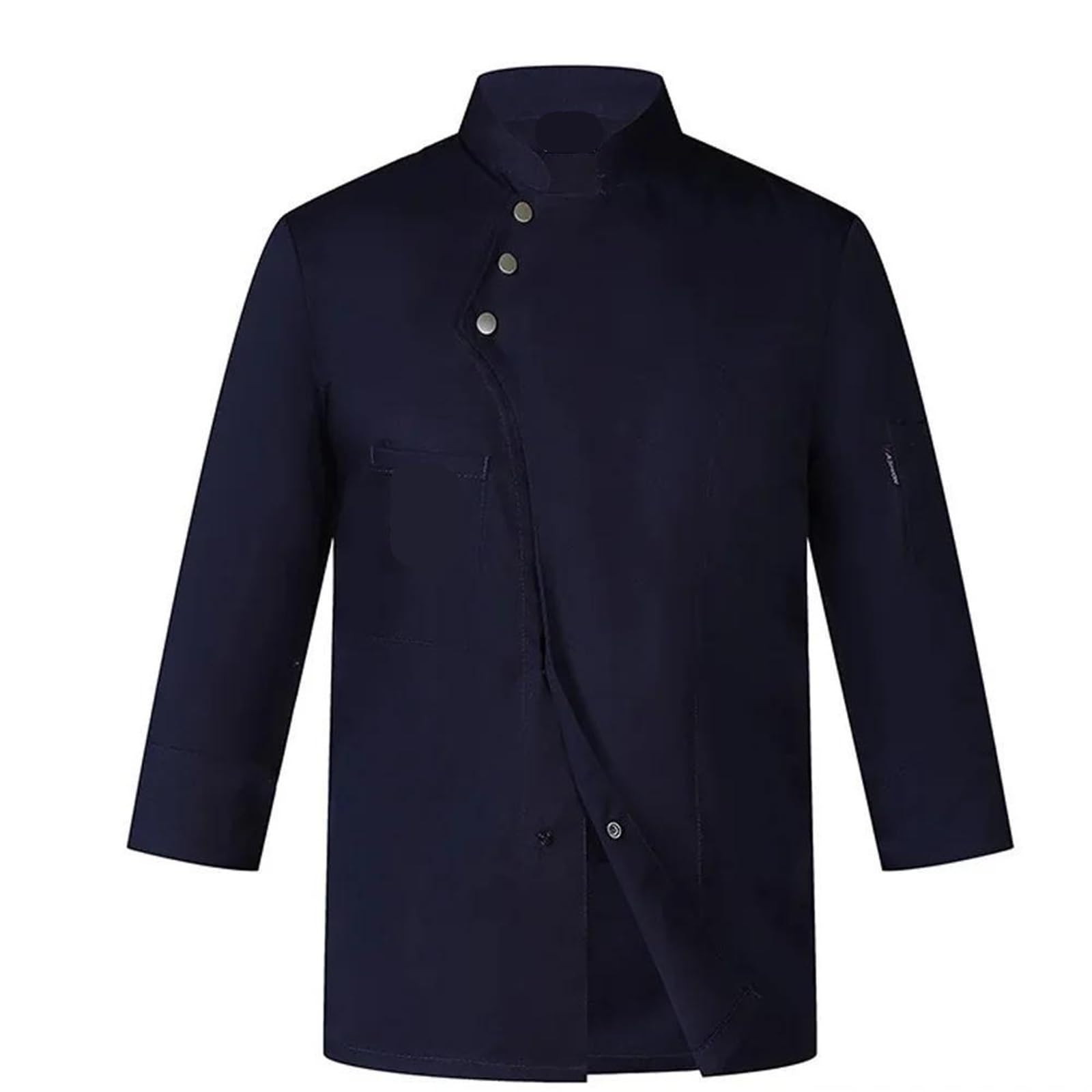 Divisa da Cuoco Abiti da Lavoro da Chef da Uomo, Maniche Lunghe, Stile Spesso, for ristoranti, Sala da Pranzo, Cucina, Lavoro per Chef(Black,XXL)