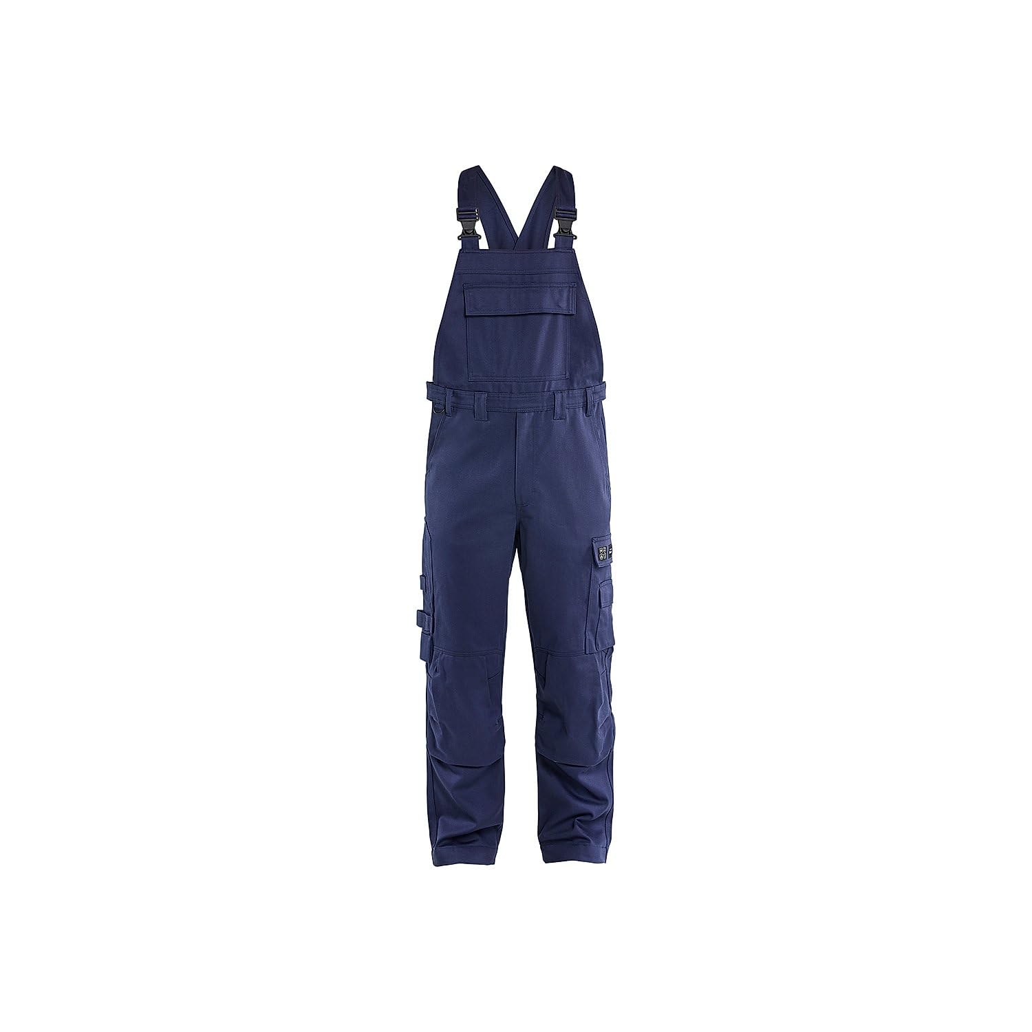 BLAKLADER Cotte de travail à bretelles de soudeur 2601 - Marine/Jaune 44C - Vêtements de travail