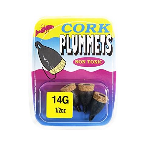 Dinsmores Non Toxic Cork Plummet Sinker - Black, 14 g Cover