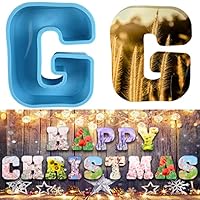 Stampi Silicone 3D Alfabeto Per Resina | Lettere Epossidiche Per Cioccolato E Decorazioni - Foto 6