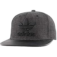 adidas men's originals snapback flatbrim cap