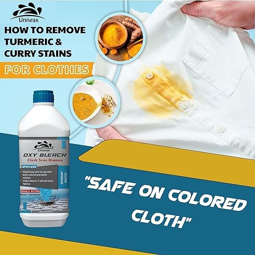 Uniwax OXY BLEACH/Color Safe Non-Chlorine Bleach/Oxy Bleach for Stains (For Cloth) - Image 5 thumbnail