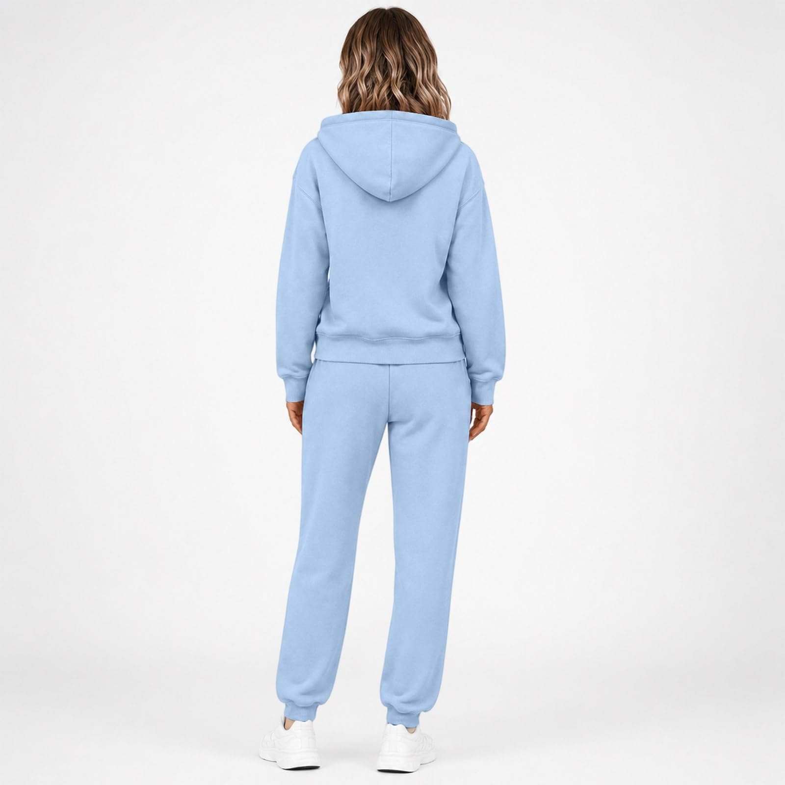 Survêtement pour femme - Grandes tailles - Survêtement surdimensionné pour | Veste de survêtement ample avec fermeture éclair - Unisexe - Vêtement de sport - Deux pièces - Style décontracté - Y2K