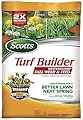 Scotts Turf Builder WinterGuard Fall Weed & Feed3, Weed Killer Plus Fall Fertilizer, 5,000 sq. ft., 14.29 lbs.