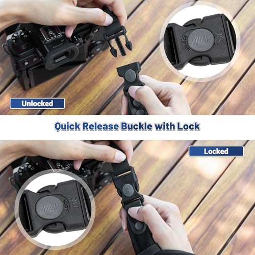 Image of JJC Updated Soft Camera Hand Strap Wrist Strap for Canon EOS R RP R5 R6 R10 | for R6 Mark II III M6 M50 Mark II M200 Sony A7V A7IV A7III A7II A7R VI V A7RIV III A7S III & More Mirrorless DSLR Cameras