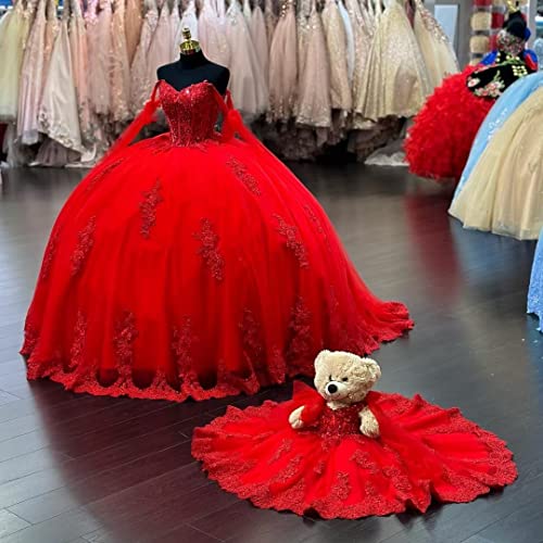 Ftupza Off Shoulder Quinceanera Dresses Puffy Tulle Ball Gowns for Vestido de 15 años Lace Appliques Prom Dress Ftu01 - Image 7