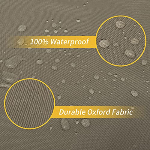 Easy-Going Waterproof Outdoor TV Cover 36-38 inch, Camel - image 4